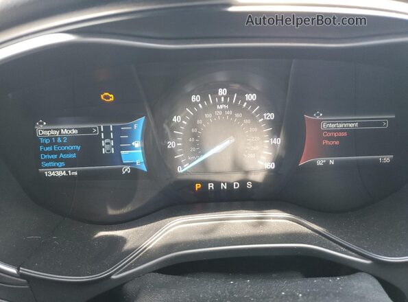 3FA6P0CD6KR233944 2019 FORD FUSION White Vista de los asientos traseros