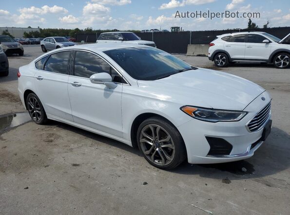 3FA6P0CD6KR233944 2019 FORD FUSION White Vista frontal