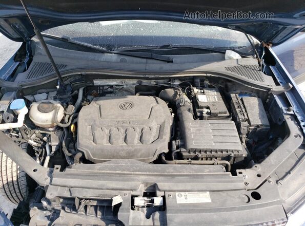 3VV1B7AX3LM100843 2020 VOLKSWAGEN TIGUAN Blue Вид наклейки з VIN-кодом