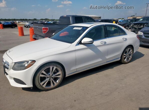 55SWF4JB1JU235489 2018 MERCEDES-BENZ C-CLASS White 