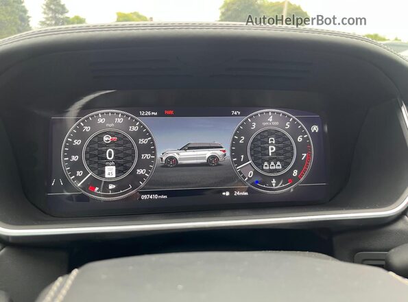 SALWZ2RE2LA726329 2020 LAND ROVER RANGE Yellow Vista del salpicadero