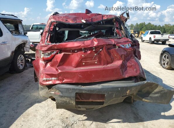 1GNERHKW3LJ244596 2020 CHEVROLET TRAVERSE Red Вид салону спереду