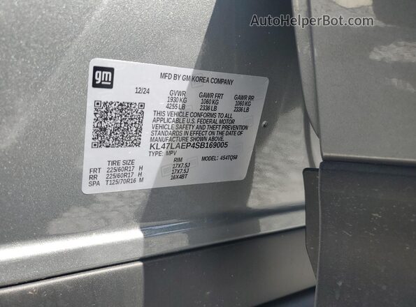 KL47LAEP4SB169005 2025 BUICK OTHER Gray 