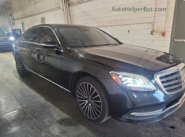 WDDUG8GB3JA399510 2018 MERCEDES-BENZ S-CLASS Черный Задняя правая четверть