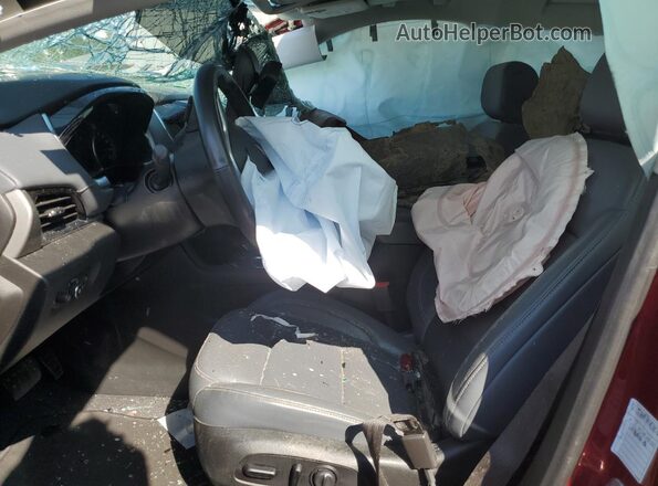 1GNERHKW3LJ244596 2020 CHEVROLET TRAVERSE Red Вид панелі приладів