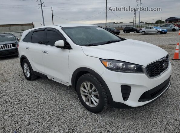 5XYPGDA54KG490404 2019 KIA SORENTO White Вид спереду