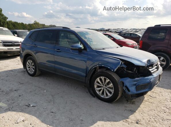 3VV1B7AX3LM100843 2020 VOLKSWAGEN TIGUAN Blue Вид спереду