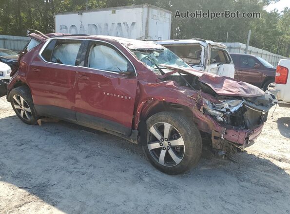 1GNERHKW3LJ244596 2020 CHEVROLET TRAVERSE Red Вид спереду