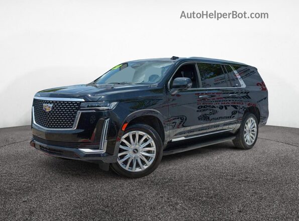 1GYS3JKL6NR100890 2022 CADILLAC ESCALADE Black Задня ліва чверть