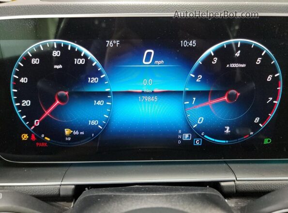4JGFB4KB6NA619788 2022 MERCEDES-BENZ GLE-CLASS Black Vista del cuadro de instrumentos