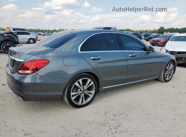 55SWF4JB2JU257338 2018 MERCEDES-BENZ C Gray Передня права чверть