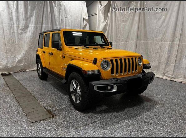 1C4HJXEG6MW754621 2021 JEEP WRANGLER Yellow 