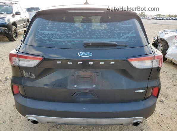 1FMCU0F64LUA54603 2020 FORD ESCAPE Black წინა სალონის ხედი