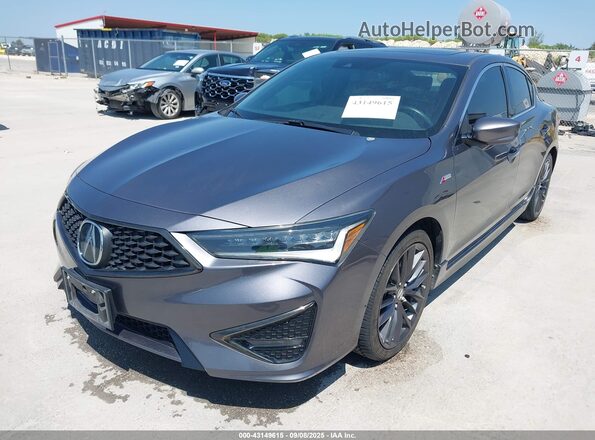 19UDE2F89LA005578 2020 ACURA ILX Gray Vista tres cuartos delantera izquierda