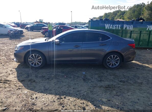 19UUB1F3XLA002504 2020 ACURA TLX Gray Widok wnętrza 360 stopni