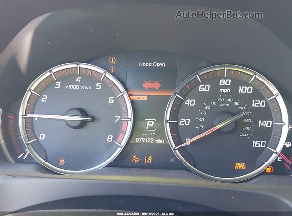 19UUB1F60LA010170 2020 ACURA TLX Black Հետևի նստատեղերի տեսք