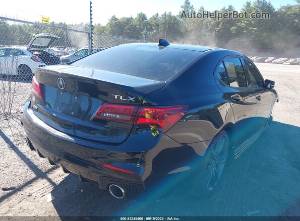 19UUB1F60LA010170 2020 ACURA TLX Black Հետևի աջ