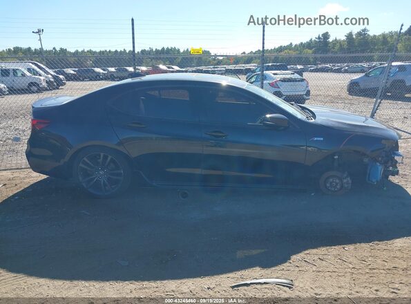 19UUB1F60LA010170 2020 ACURA TLX Black Սալոնի 360 աստիճան տեսք