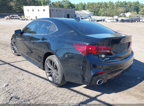 19UUB1F60LA010170 2020 ACURA TLX Black Հետևի ձախ