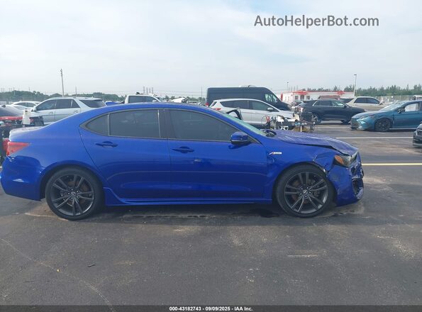 19UUB2F63LA004854 2020 ACURA TLX Blue Սալոնի հետևի տեսք