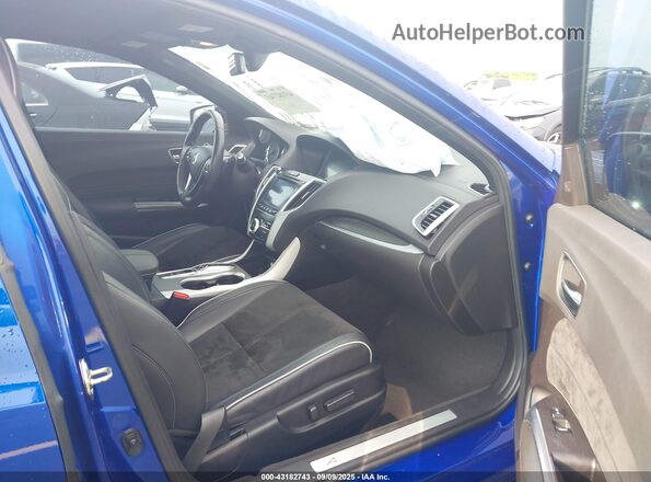 19UUB2F63LA004854 2020 ACURA TLX Blue Սալոնի դիմացի տեսք