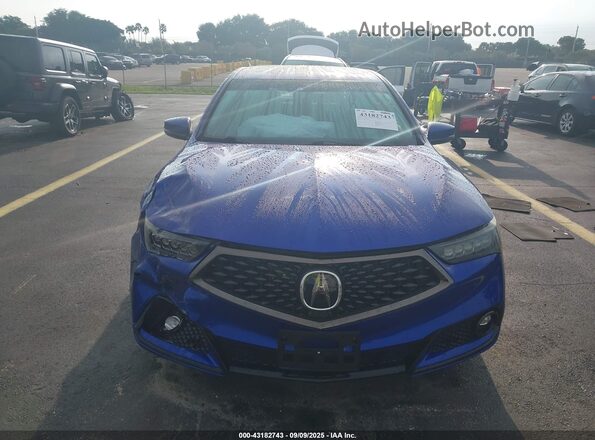19UUB2F63LA004854 2020 ACURA TLX Blue Սարքավորումների վահանակի տեսք