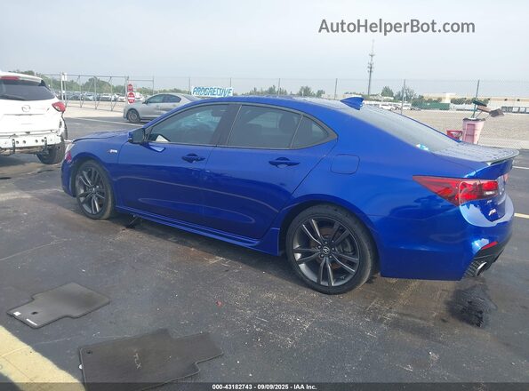 19UUB2F63LA004854 2020 ACURA TLX Blue Հետևի ձախ