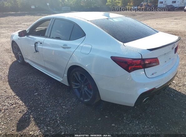 19UUB2F66LA005433 2020 ACURA TLX White Հետևի ձախ