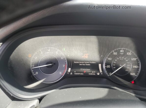 19UUB5F34PA007405 2023 ACURA TLX Gray Widok zestawu wskaźników