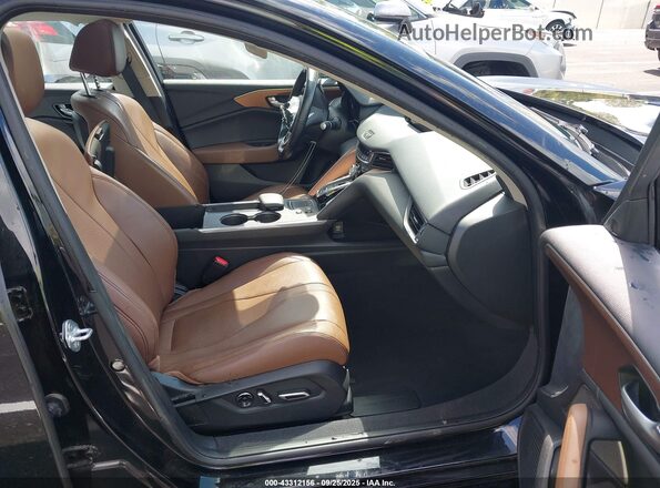 19UUB5F42MA010176 2021 ACURA TLX Black Widok wnętrza z przodu