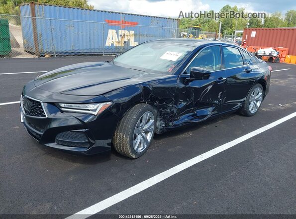 19UUB5F42MA010176 2021 ACURA TLX Black Przód lewy