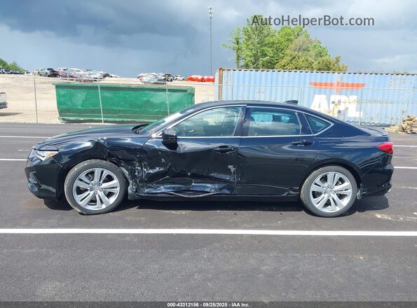 19UUB5F42MA010176 2021 ACURA TLX Black Widok wnętrza 360 stopni