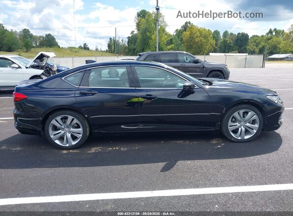 19UUB5F42MA010176 2021 ACURA TLX Black Widok wnętrza z tyłu