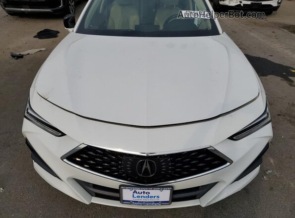 19UUB5F48MA012840 2021 ACURA TLX White Vista interior trasera