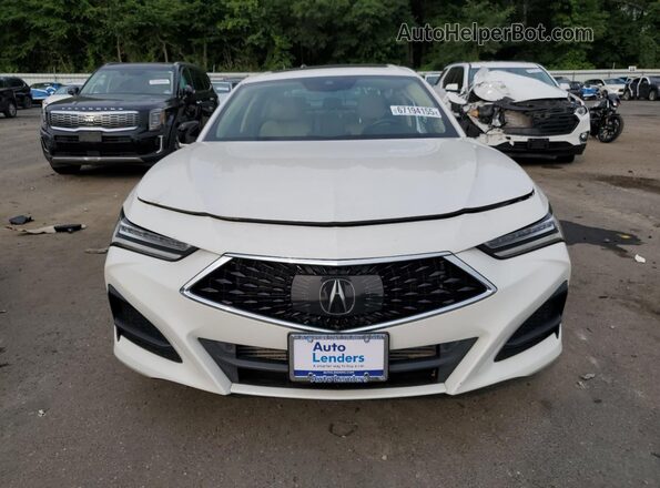 19UUB5F48MA012840 2021 ACURA TLX White Vista frontal
