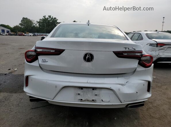 19UUB5F48MA012840 2021 ACURA TLX White Vista trasera