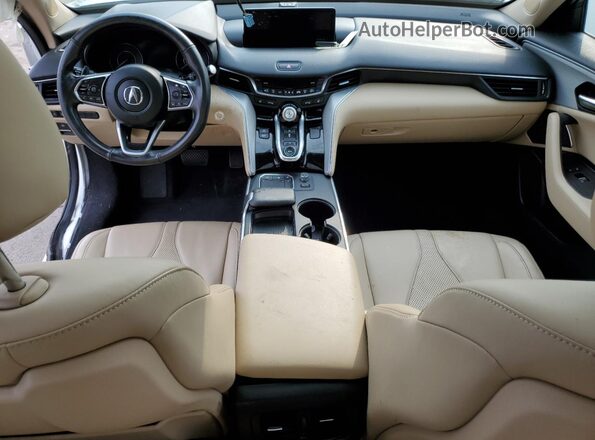19UUB5F48MA012840 2021 ACURA TLX White Vista del salpicadero