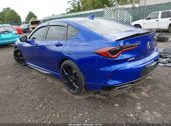 19UUB5F50MA004059 2021 ACURA TLX Blue Հետևի ձախ