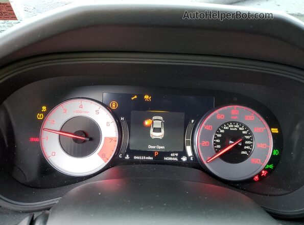 19UUB5F51MA008332 2021 ACURA TLX Black Widok zestawu wskaźników