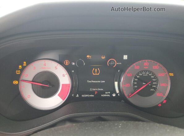 19UUB5F51NA002743 2022 ACURA TLX Blue Widok zestawu wskaźników