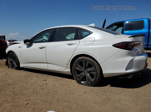 19UUB5F53MA006601 2021 ACURA TLX White Trasero izquierdo