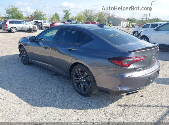 19UUB5F55NA002289 2022 ACURA TLX Gray Задня ліва чверть