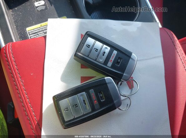 19UUB5F55NA002289 2022 ACURA TLX Gray Вид панелі приладів