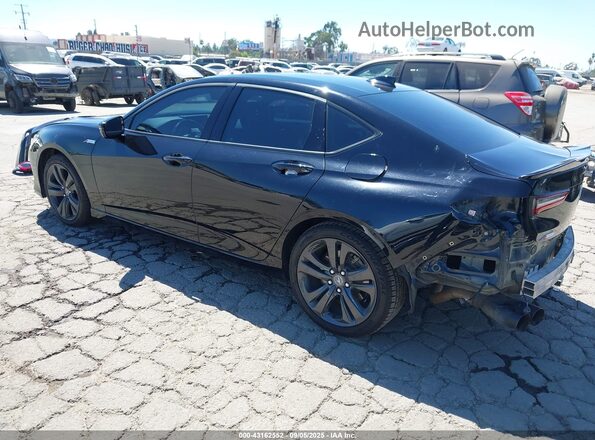 19UUB5F56MA004244 2021 ACURA TLX Black Задня ліва чверть