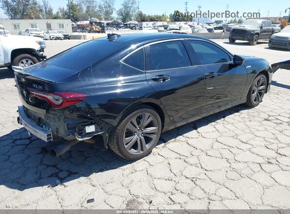 19UUB5F56MA004244 2021 ACURA TLX Black Задня права чверть