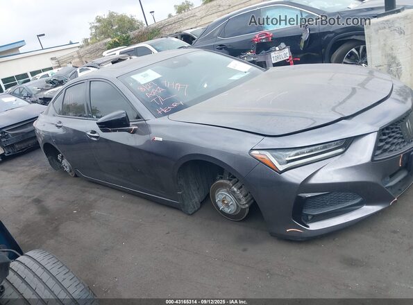 19UUB5F58MA013768 2021 ACURA TLX Gray Панорамний вид салону 360°