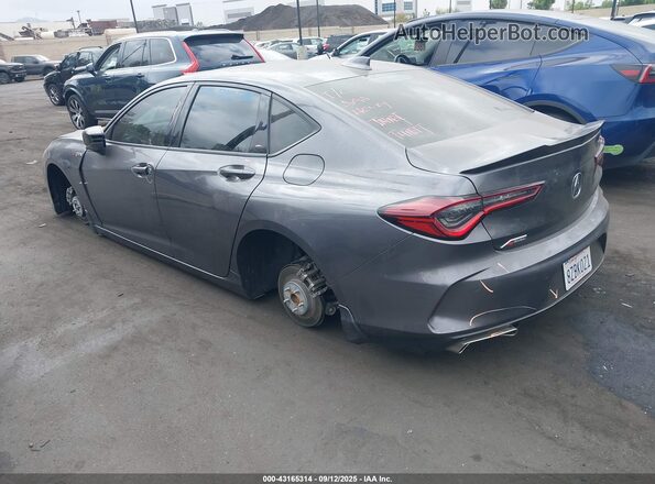 19UUB5F58MA013768 2021 ACURA TLX Gray Задня ліва чверть