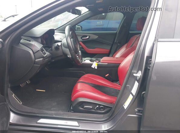 19UUB5F58MA013768 2021 ACURA TLX Gray Вид салону спереду