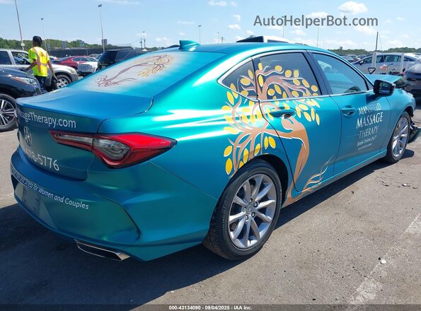 19UUB6F30MA010044 2021 ACURA TLX Blue Rear right