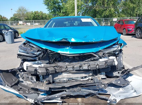 19UUB6F30MA010044 2021 ACURA TLX Blue Instrument cluster view